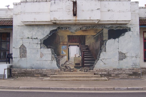 Mural at swanage