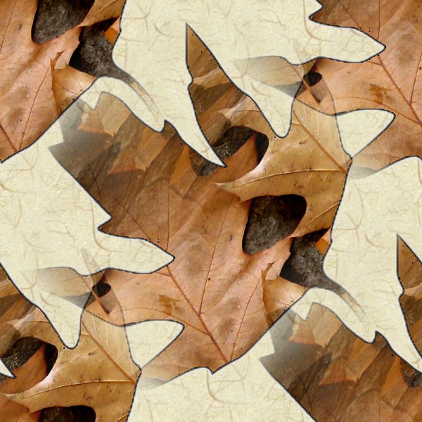 Autumn Leaves Abstract (One)