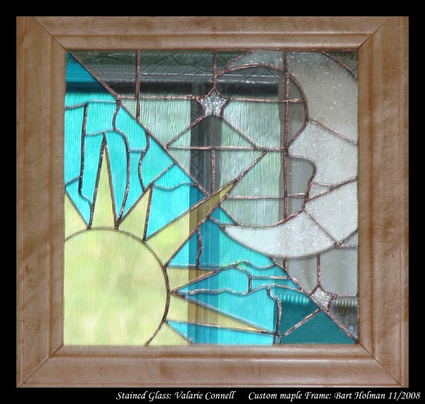 The Moon and Sun - Stained Glass
