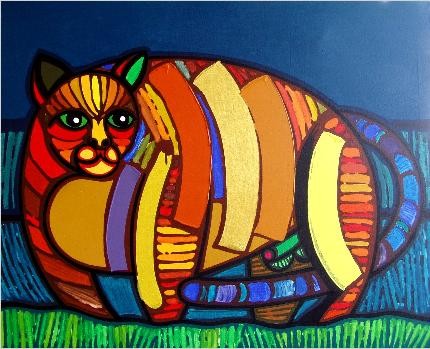 Feline, affective mascot