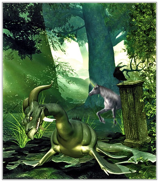 Waterdragon and the Unicorn