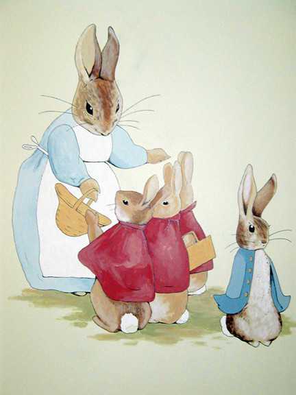 Peter Rabbit Mural