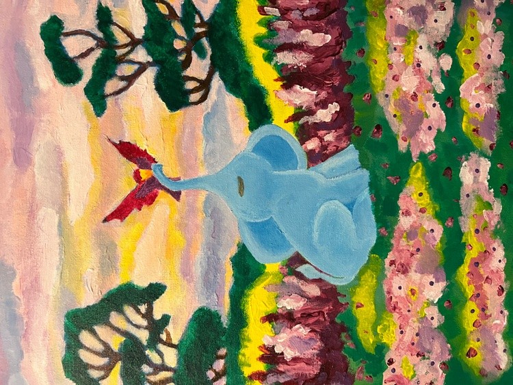 Elephant and Friend