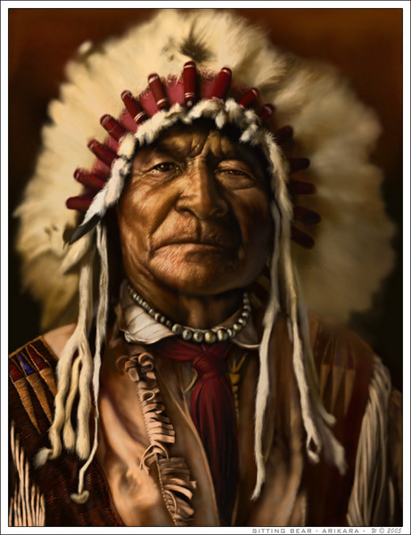 Sitting Bear - Arikara