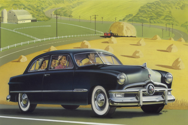 1950 Custom Ford Airbrush Painting Art