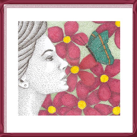 Entre flores e borboletas