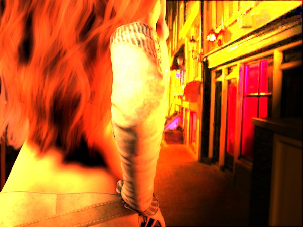 the red light district