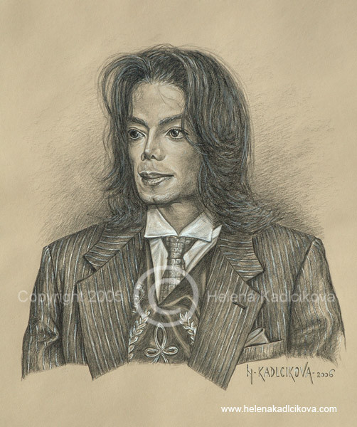 Portrait of Michael Jackson