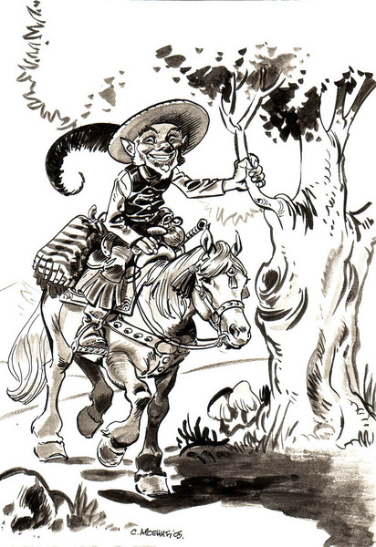 elf and horse