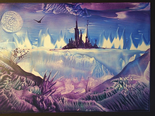 fantasty encaustic