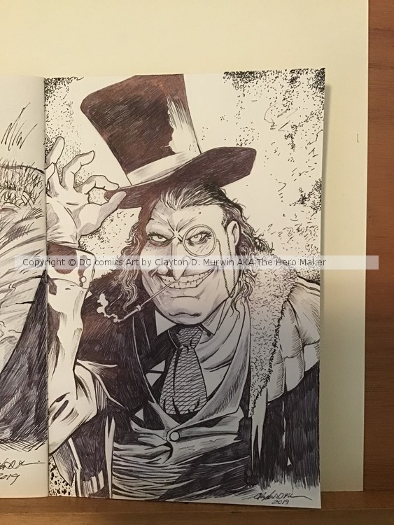 Penguin Ink sketch