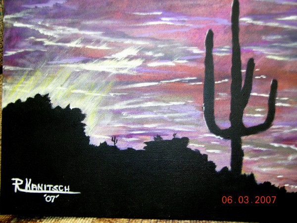 Desert at Sunset