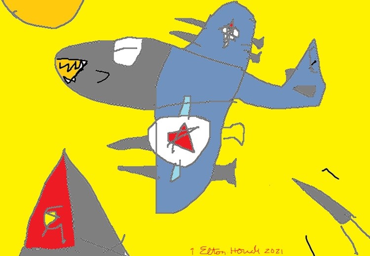 RUSSIA TAUNTING BIDEN--SKY ROCKETS IN FLIGHT--AFTERNOON DELIGHT..(C) 2021..ELTON HOUCK