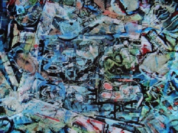 Blue Girl....(c) 2020...Elton Houck...24 x 36 