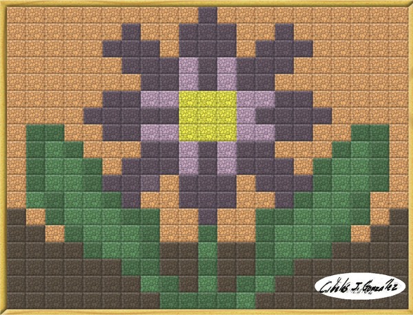 Mosaic Series: The Blossoming Flower