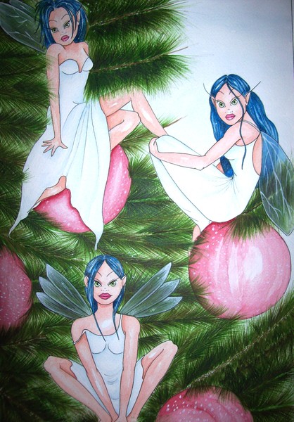 Xmas tree fairies