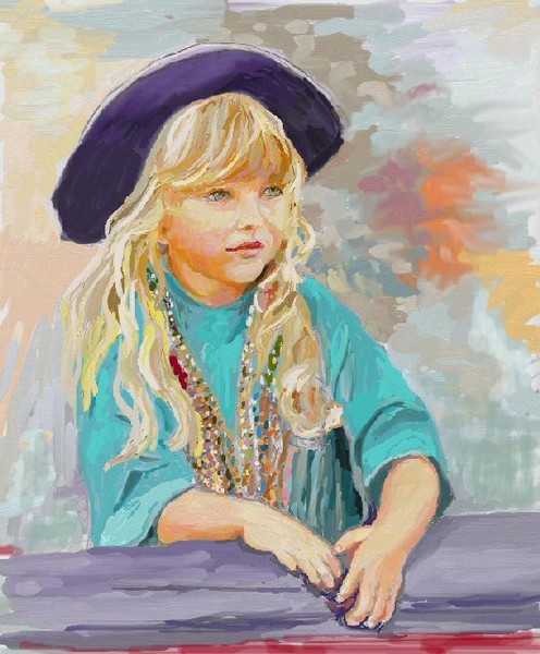 Little pirate girl. 