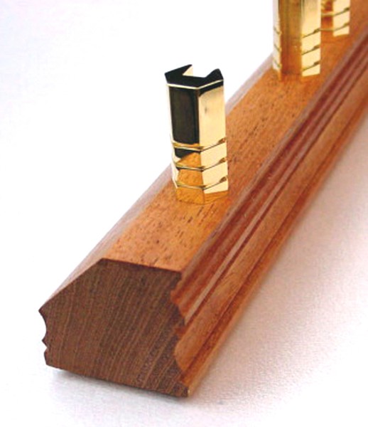 Spanish Cedar Wood Multiple 3 Business Card Holder