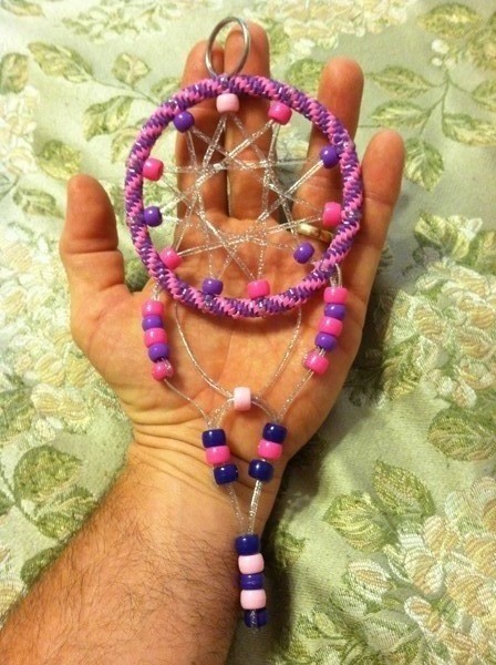 dream catcher keychain
