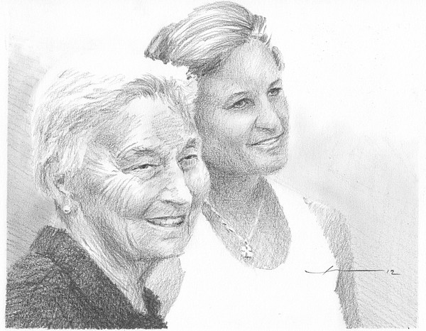 wife mom drawing mike theuer