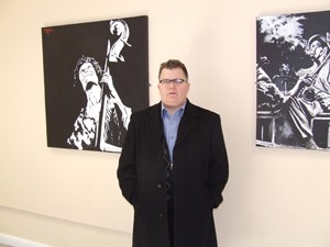 Colin at exhibition