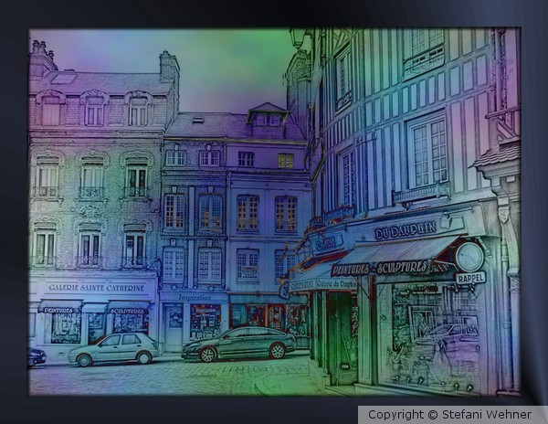 Night comes in town