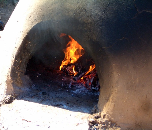 Indian bread cooking