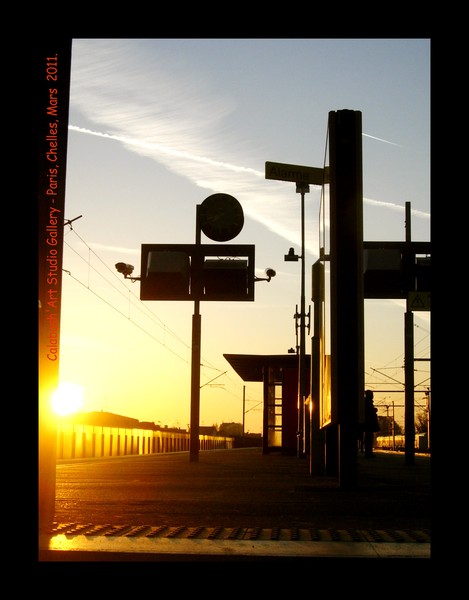 Sunshine in the train station