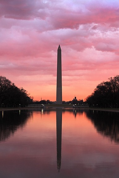 Washington Monument, Dawn, December 31,2008