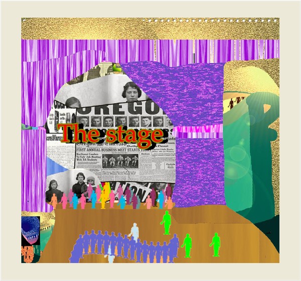 The stage