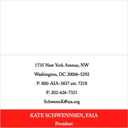 Business Card Open