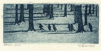 Children in the Snow