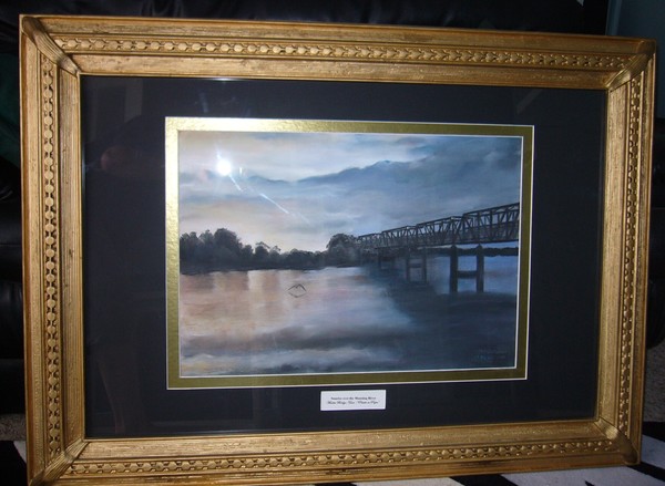 Sunrise over Martin Bridge, Taree, Aust