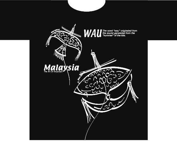 (Malaysian Kite) WAU T SHIRT