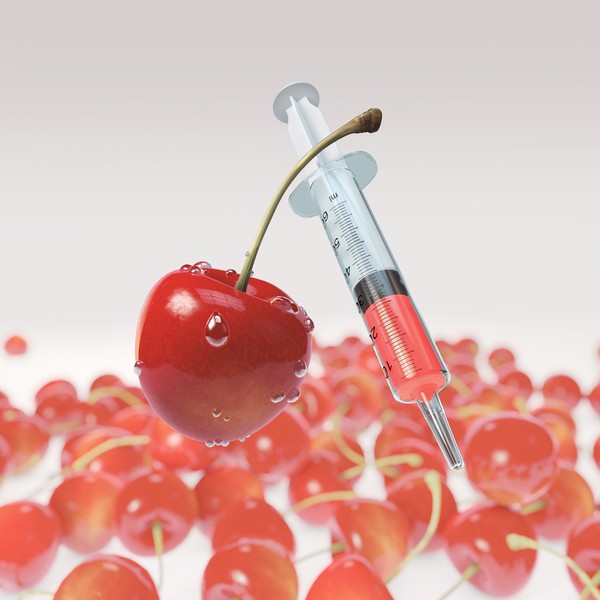 kid's cherry flavored medicine
