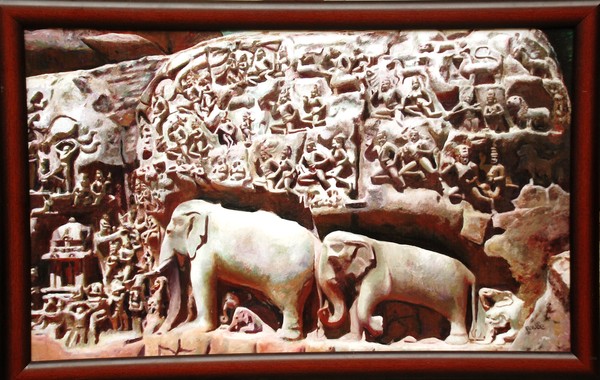ELEPHANT CARVING OF MAHABALIPURAM