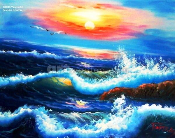 Oil on Canvas (Thermaikos – Thessaloniki - Greece)