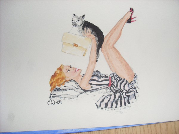 Girl with dog