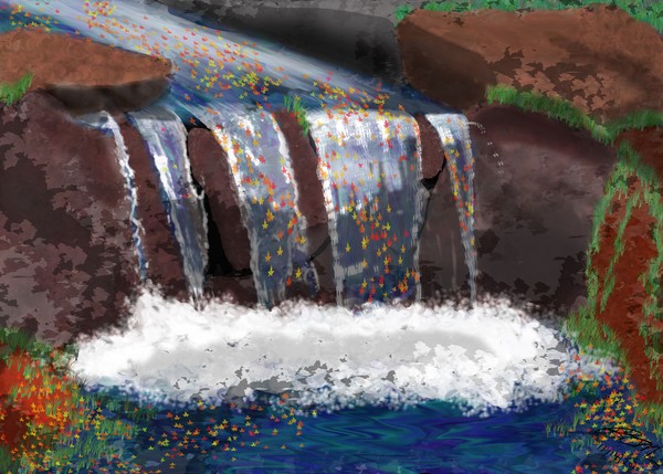 Redrock falls