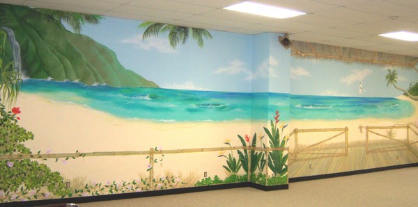 beach scene