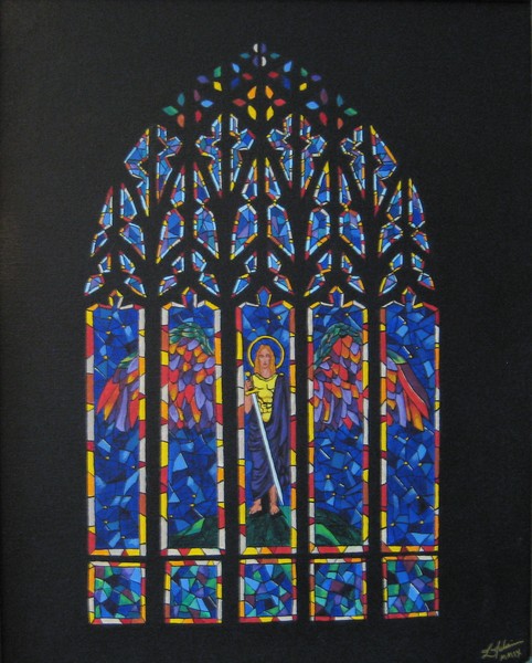 Night Watchman in Glass