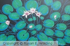 Lily Pond Abstract