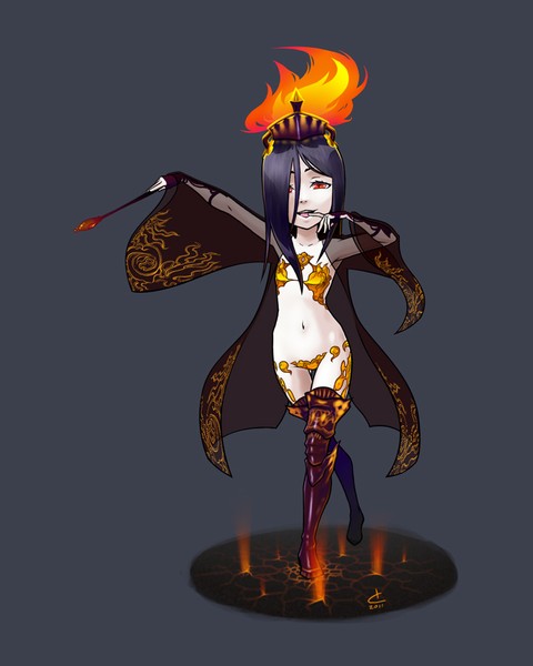 The Ember Witch from Pixiv Fantasia