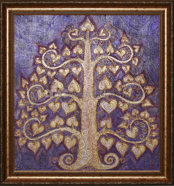 Golden foliage.51 cm x 47 cm