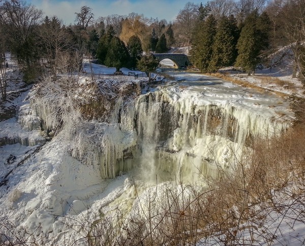 Webster's Falls. Winter Time.