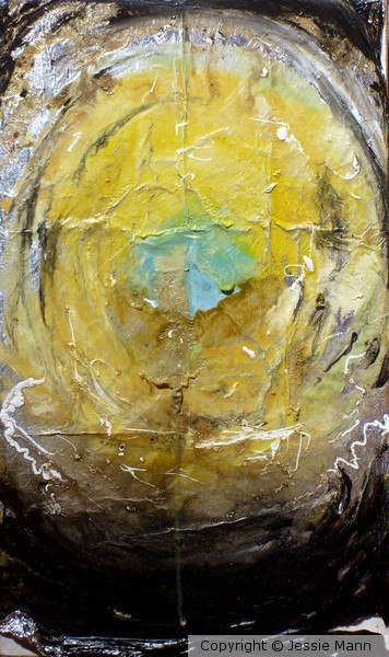 tinfoilpenumbra201211x14 tinfoil on canvas