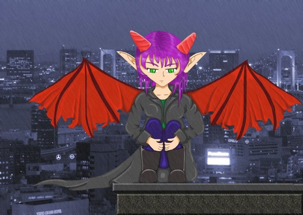 Miyuki in the Rain