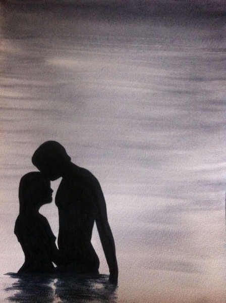 lovers swm b&w