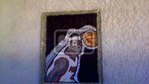 hand made basketball card
