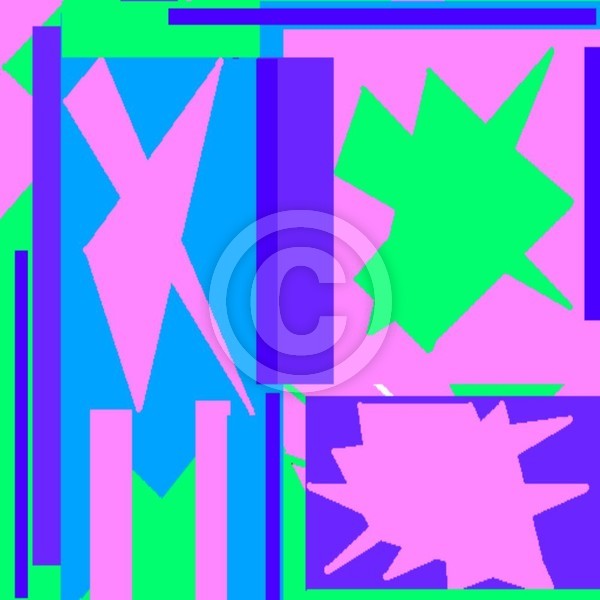 Trisha Blue Water Soft Haven Digital Abstract Art
